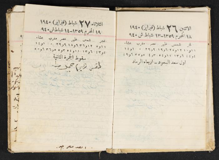 The Diary of Rasem Kamal Ismail, 1940