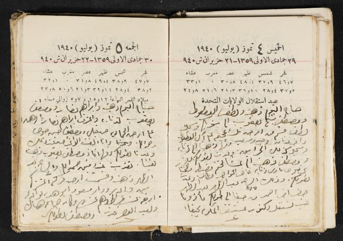 The Diary of Rasem Kamal Ismail, 1940
