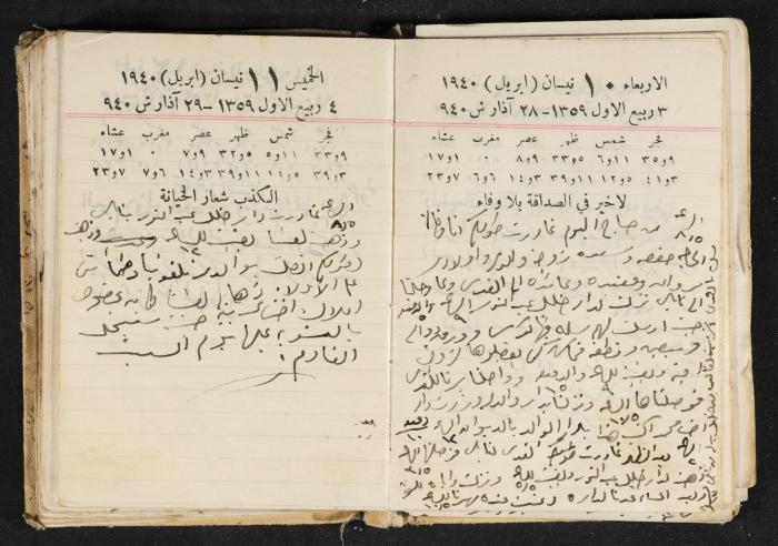 The Diary of Rasem Kamal Ismail, 1940