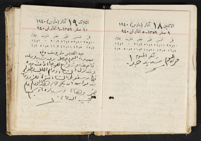 The Diary of Rasem Kamal Ismail, 1940