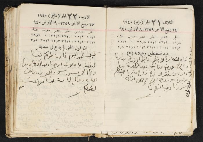 The Diary of Rasem Kamal Ismail, 1940