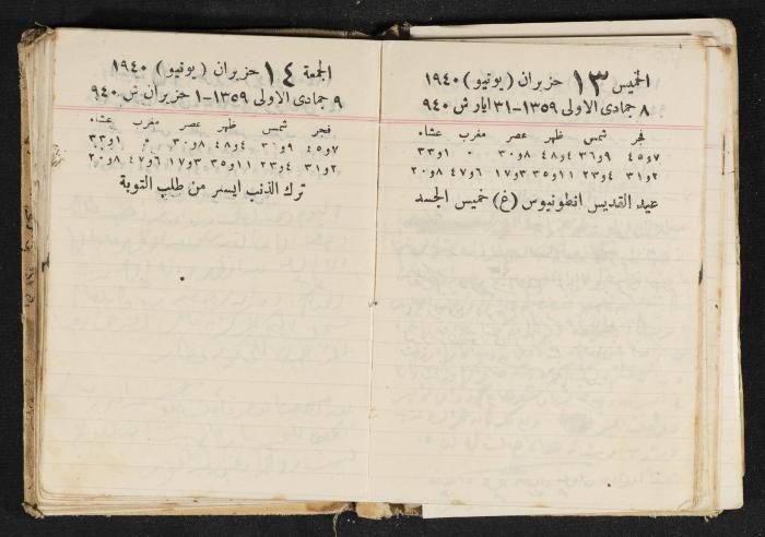 The Diary of Rasem Kamal Ismail, 1940