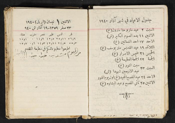 The Diary of Rasem Kamal Ismail, 1940
