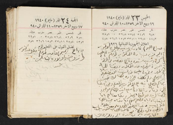 The Diary of Rasem Kamal Ismail, 1940