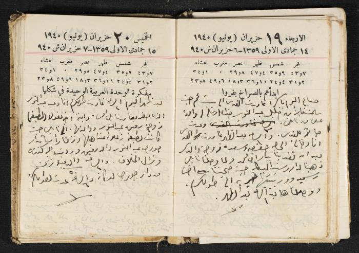 The Diary of Rasem Kamal Ismail, 1940