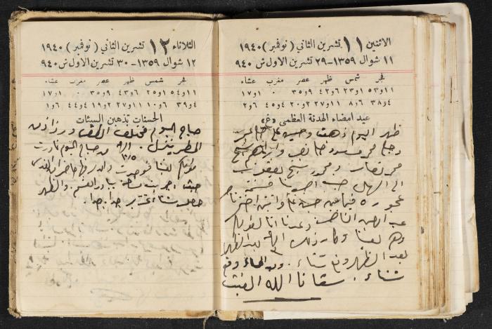 The Diary of Rasem Kamal Ismail, 1940