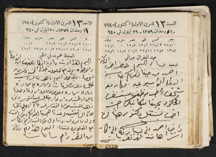 The Diary of Rasem Kamal Ismail, 1940