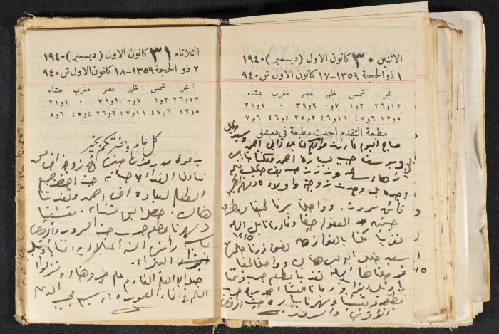 The Diary of Rasem Kamal Ismail, 1940