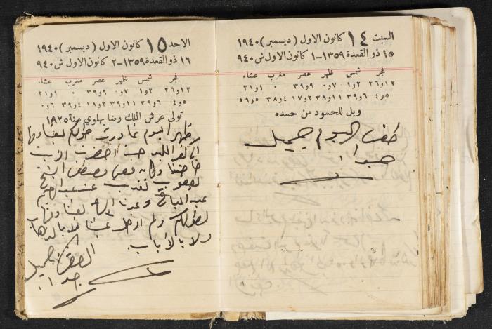 The Diary of Rasem Kamal Ismail, 1940