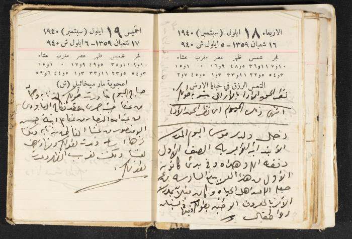 The Diary of Rasem Kamal Ismail, 1940