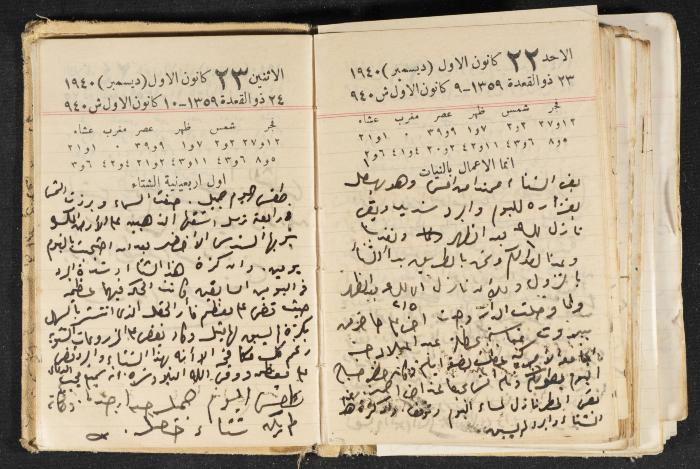 The Diary of Rasem Kamal Ismail, 1940