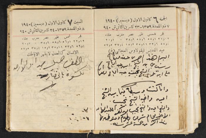 The Diary of Rasem Kamal Ismail, 1940