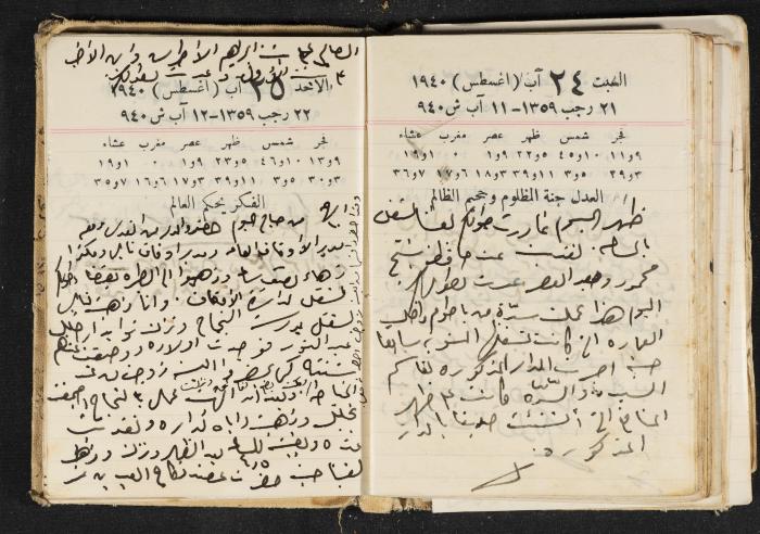 The Diary of Rasem Kamal Ismail, 1940