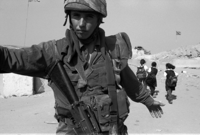 A Photograph of the Israeli Military Checkpoint/Qalandya, Taken by Joss Dray, 2001
