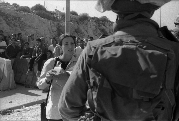 A Photograph of the Israeli Military Checkpoint/Qalandya, Taken by Joss Dray, 2001