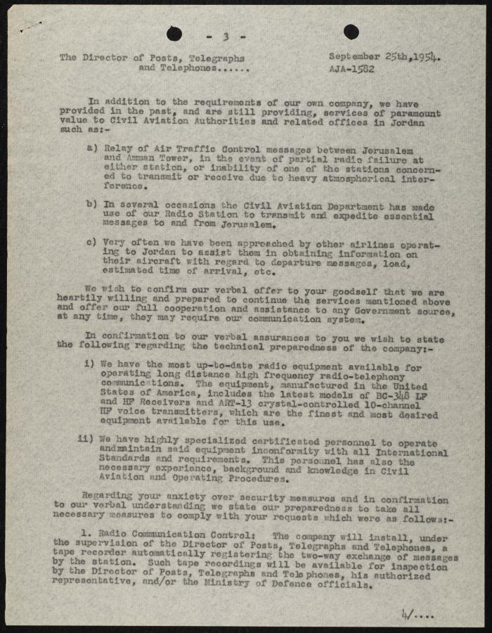 Judicial File of Anwar Nusseibeh, the 1950s