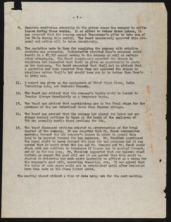 Judicial File of Anwar Nusseibeh, the 1950s