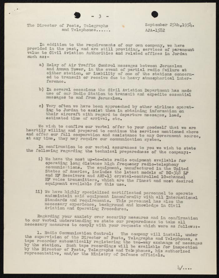Judicial File of Anwar Nusseibeh, the 1950s