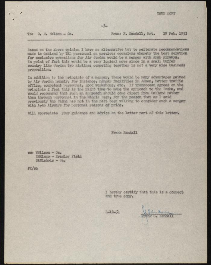 Judicial File of Anwar Nusseibeh, the 1950s