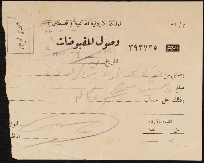 Judicial File of Anwar Nusseibeh, 1950-1951