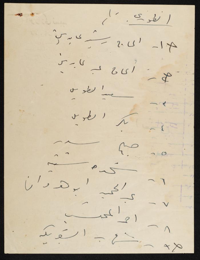 Judicial File of Anwar Nusseibeh, 1950