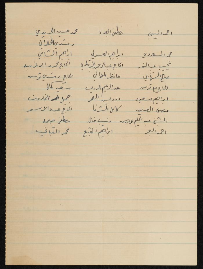 Judicial File of Anwar Nusseibeh, 1950
