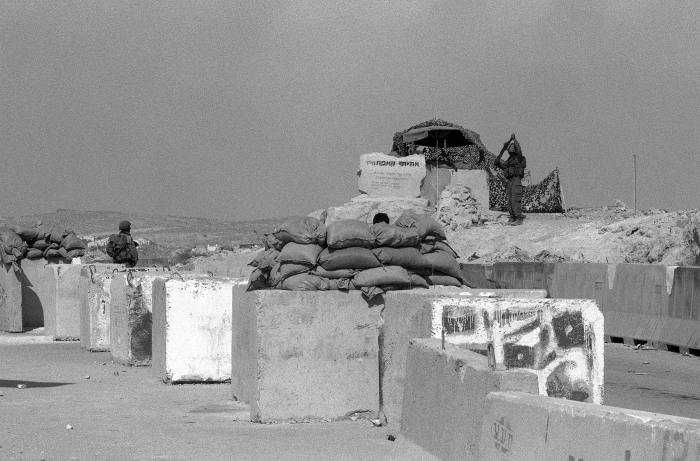 The Israeli Military Checkpoint/Qalandya, Taken by Joss Dray, 2001