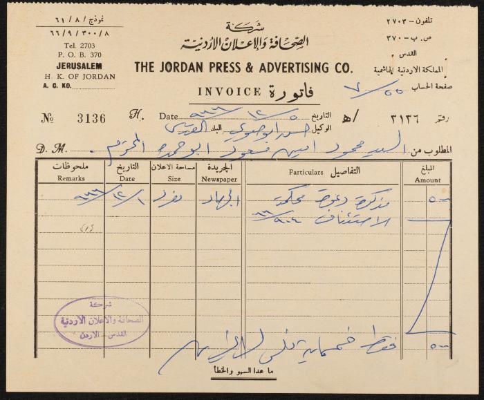 Judicial File of Anwar Nusseibeh, 1965