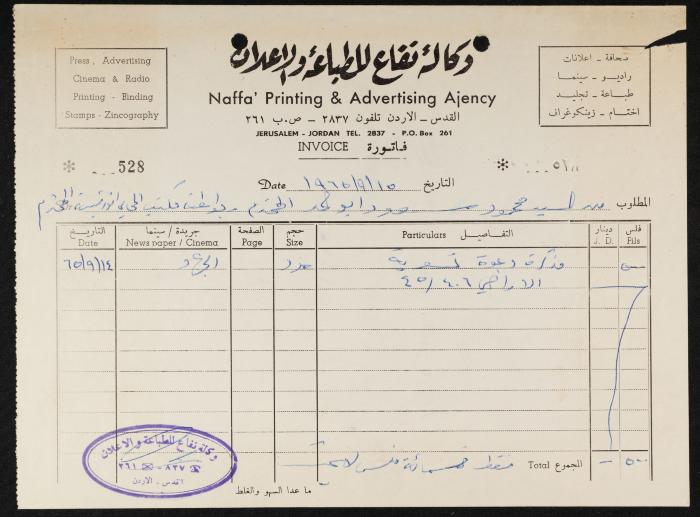 Judicial File of Anwar Nusseibeh, 1965