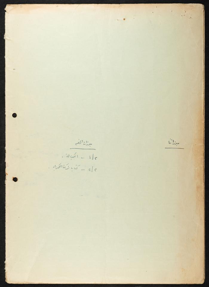 Judicial File of Anwar Nusseibeh, 1964-1965