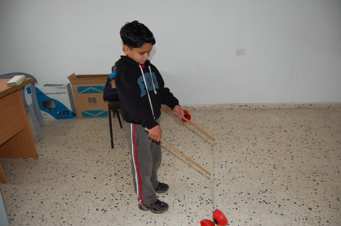 A Glimpse of Training Held by the Palestinian Circus School in Far'a Palestinian Refugee 
