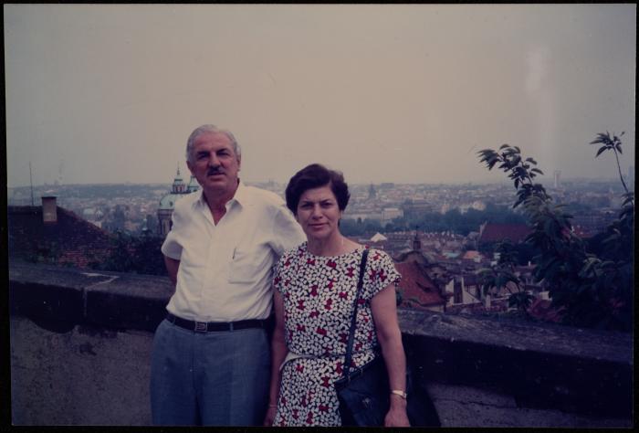 Zahi and Maggie Karkabi, Prague, 1985