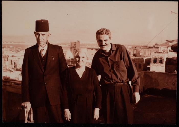 Zahi Karkabi with His Parents, Haifa, the 1970s 