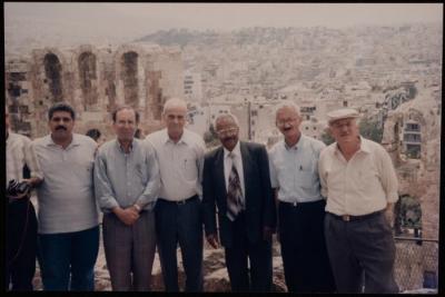 Zahi Karkabi with a Delegation from the Communist Party, Athens, 1997