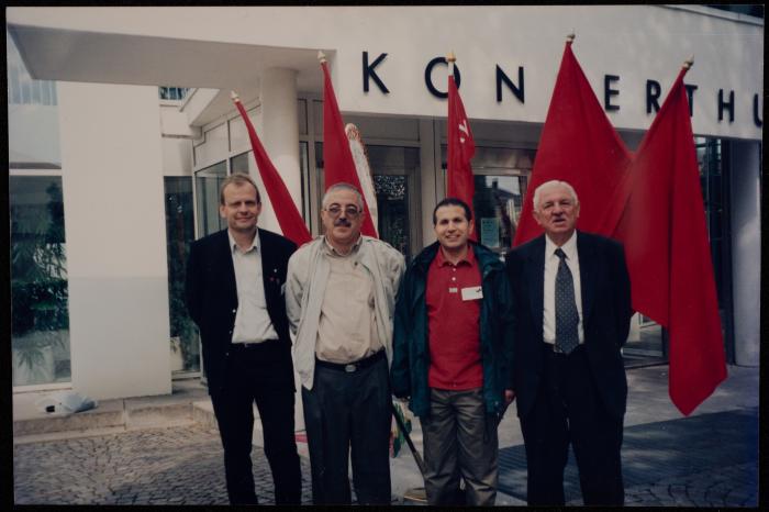 Zahi Karkabi at a Conference of the Swedish Left Party, 1 June 2000