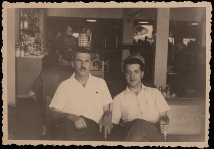Zahi and Munther Karkabi, Athens, 1966