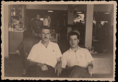 Zahi and Munther Karkabi, Athens, 1966