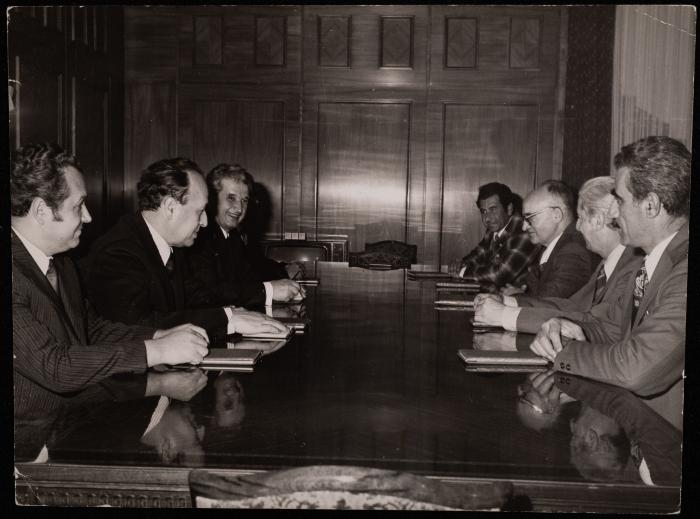 لقاء تشاوتشيسكو وزاهي كركبي، رومانيا، 1978