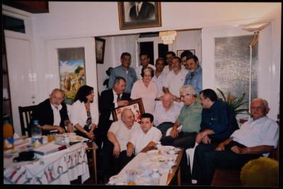 A Delegation from the Hadash Party at Tawfiq Tubi