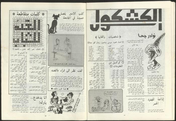 Issue 6 of al-Ghad Magazine, August 1986
