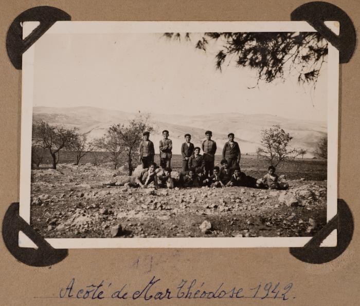 The Students of the Seminary of the Latin Patriarchate's Trip to Mar Saba Monastery, Ubeidiya, 1942