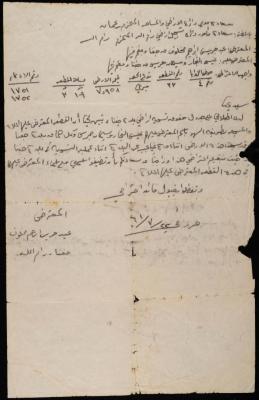 رسالة من عيد مخلوف إلى دائرة الأراضي والمساحة في عمان، 22 تموز 1961