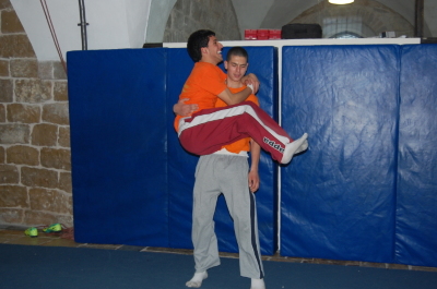 A Glimpse of Training Held by the Palestinian Circus School in Far'a Palestinian Refugee 
