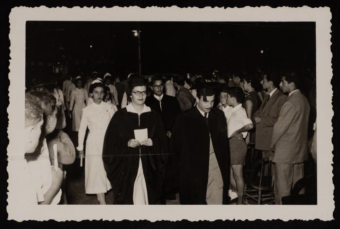Emil Costandi's Graduation from AUB, Beirut, June 1954