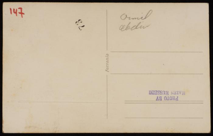 اميل قسطندي يلقي خطاباً في الجامعة الأمريكية، القاهرة، 1952