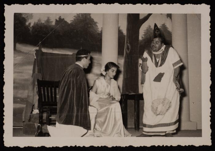 Emil Costandi, Amal Nassar and Sharif Alami, Beirut, 1953