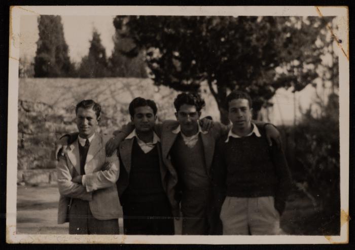 اميل قسطندي ورفاقه، القدس، 1946 