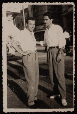 Emil Costandi and Zaki Audeh, Beirut, 20 September 1951