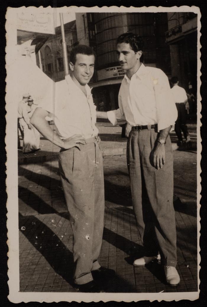 Emil Costandi and Zaki Audeh, Beirut, 20 September 1951