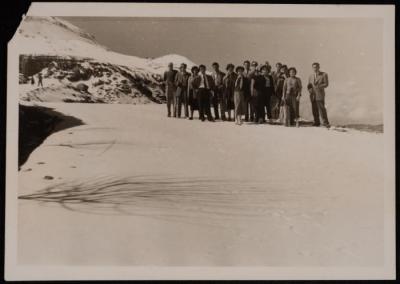 AUB Students on a Trip to the Mountains, Beirut, 1953